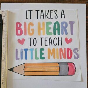 Transfers- It takes a big heart to teach little minds <3